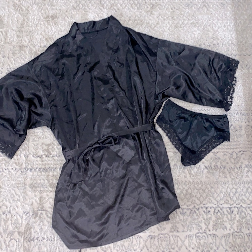 Robe and thong